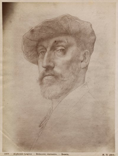 Clovis Delacoux, scultore, 1899 da Alphonse Legros